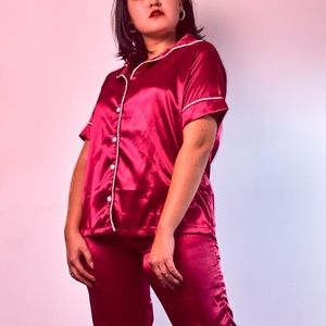 Satin pajamas